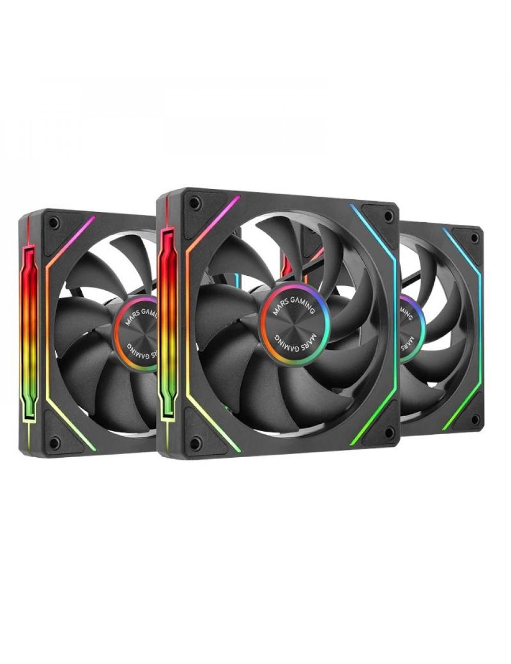 Mars gaming kit ventil. 3en1 120mm argb