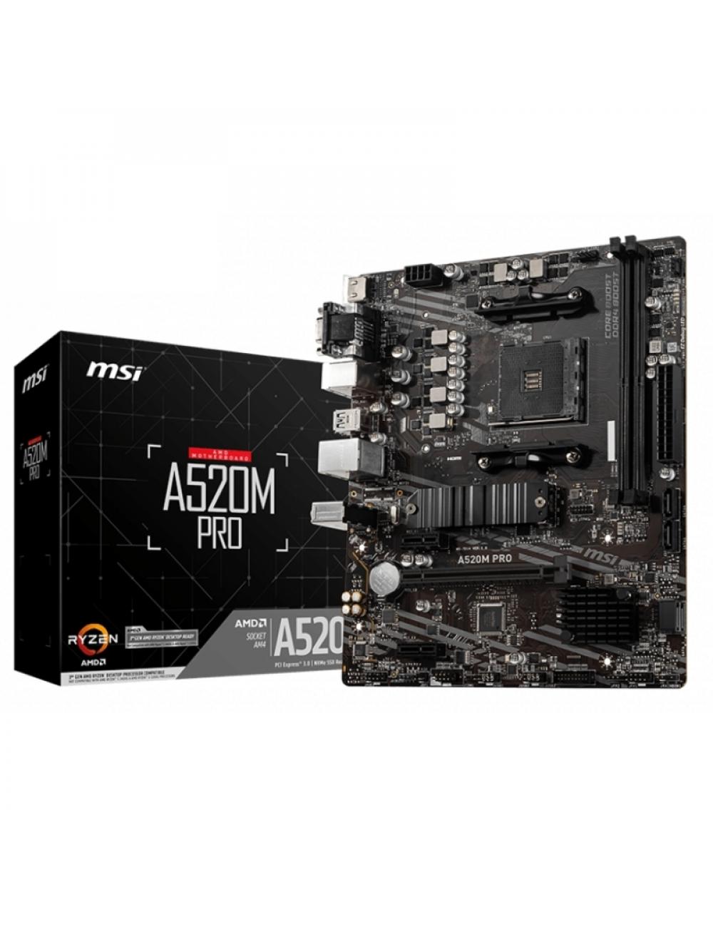 Msi placa base a520m pro matx am4