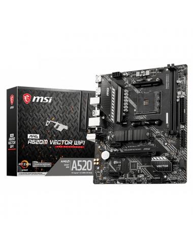 Msi placa base mag a520m vector wifi matx am4