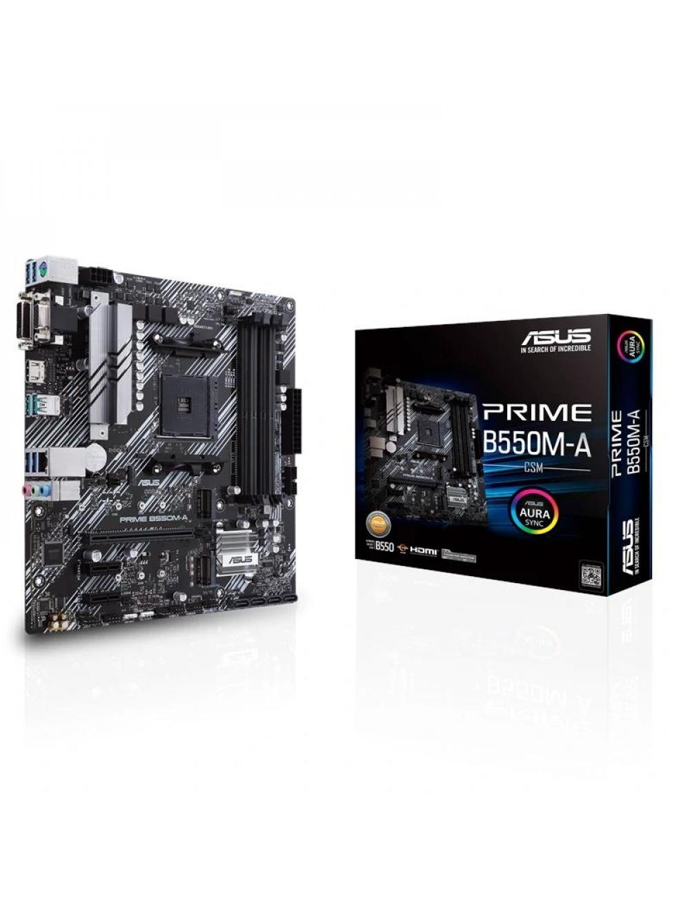 Asus placa base prime b550m-a csm matx am4