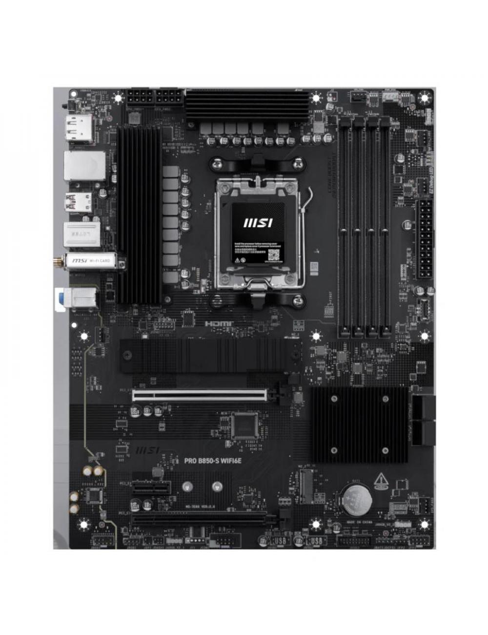 Msi placa base pro b850-s wifi6e ddr5 atx am5
