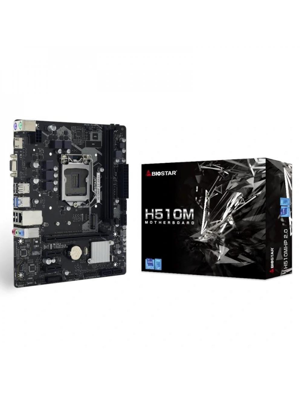 Biostar placa base h510mhp 2.0 matx lga1200