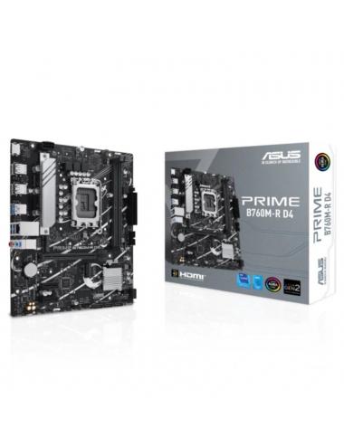 Asus placa base prime b760m-r d4 matx 1700