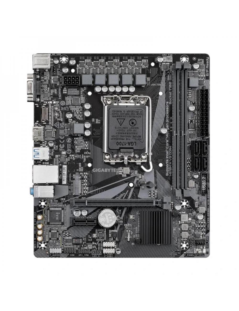 Gigabyte placa base h610m h v3 ddr4 matx 1700
