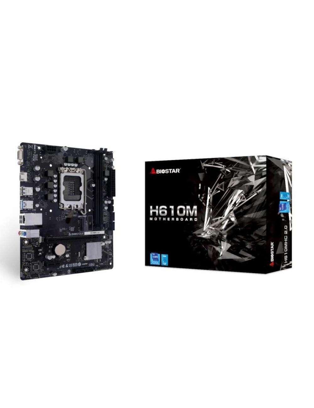 Biostar placa base h610mhc 2.0 ddr4 matx lga1700