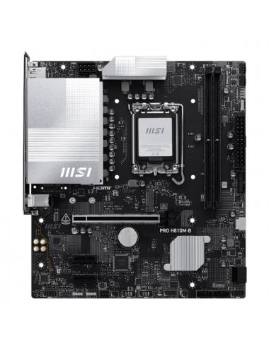 Msi placa base pro h810m-b ddr5 matx lga1851