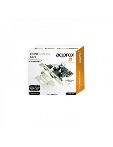 Approx! apppcie2s tarj. cont. 2 serie pci-e lp&hp