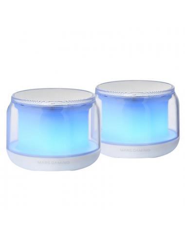 Mars gaming altavoces bt ms-auraw 2.0 15w rgb