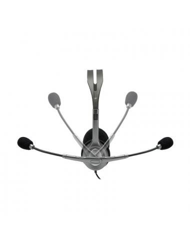 Logitech auricular+mic h111 negro