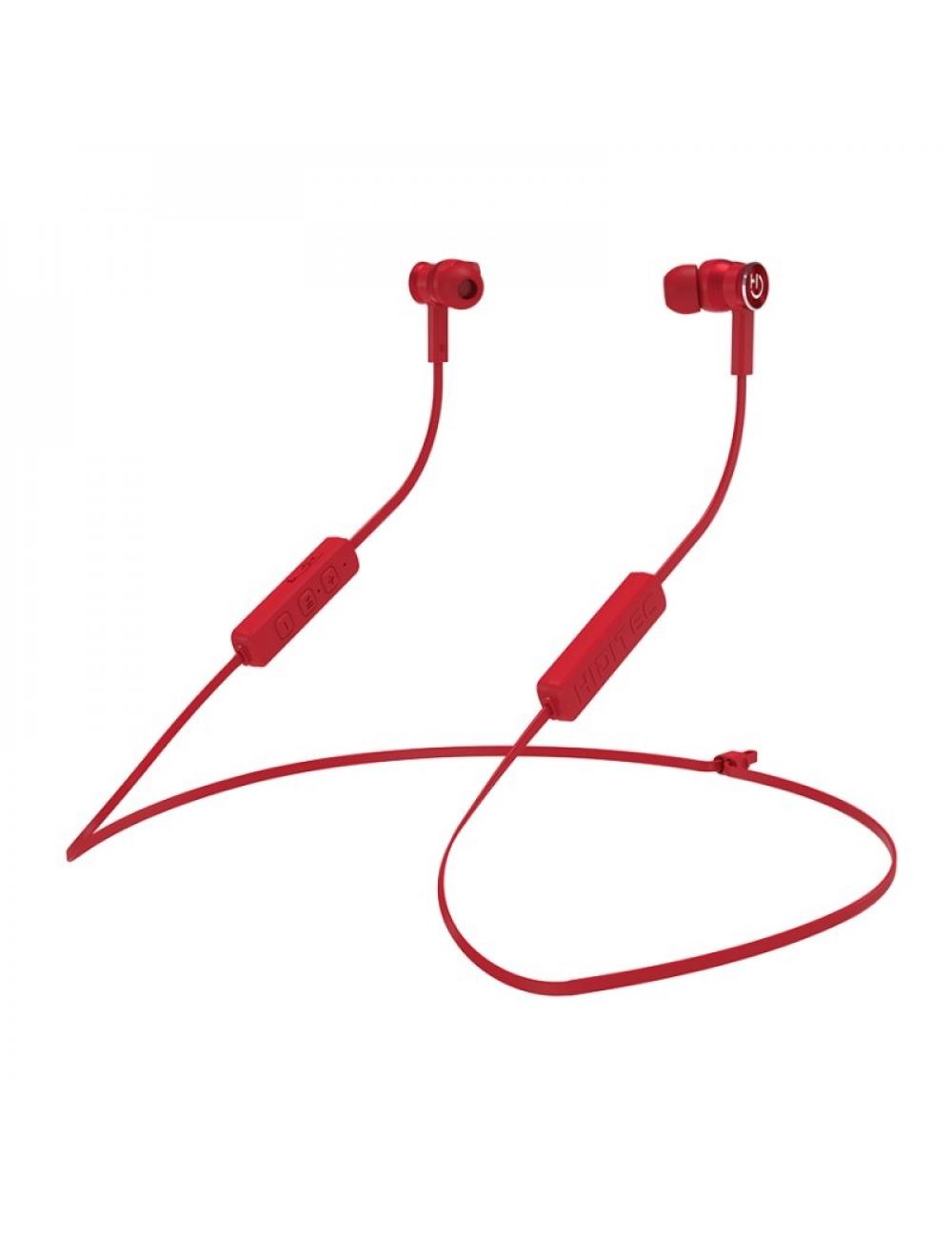 Hiditec auricular+mic aken bt4,2 earfix red