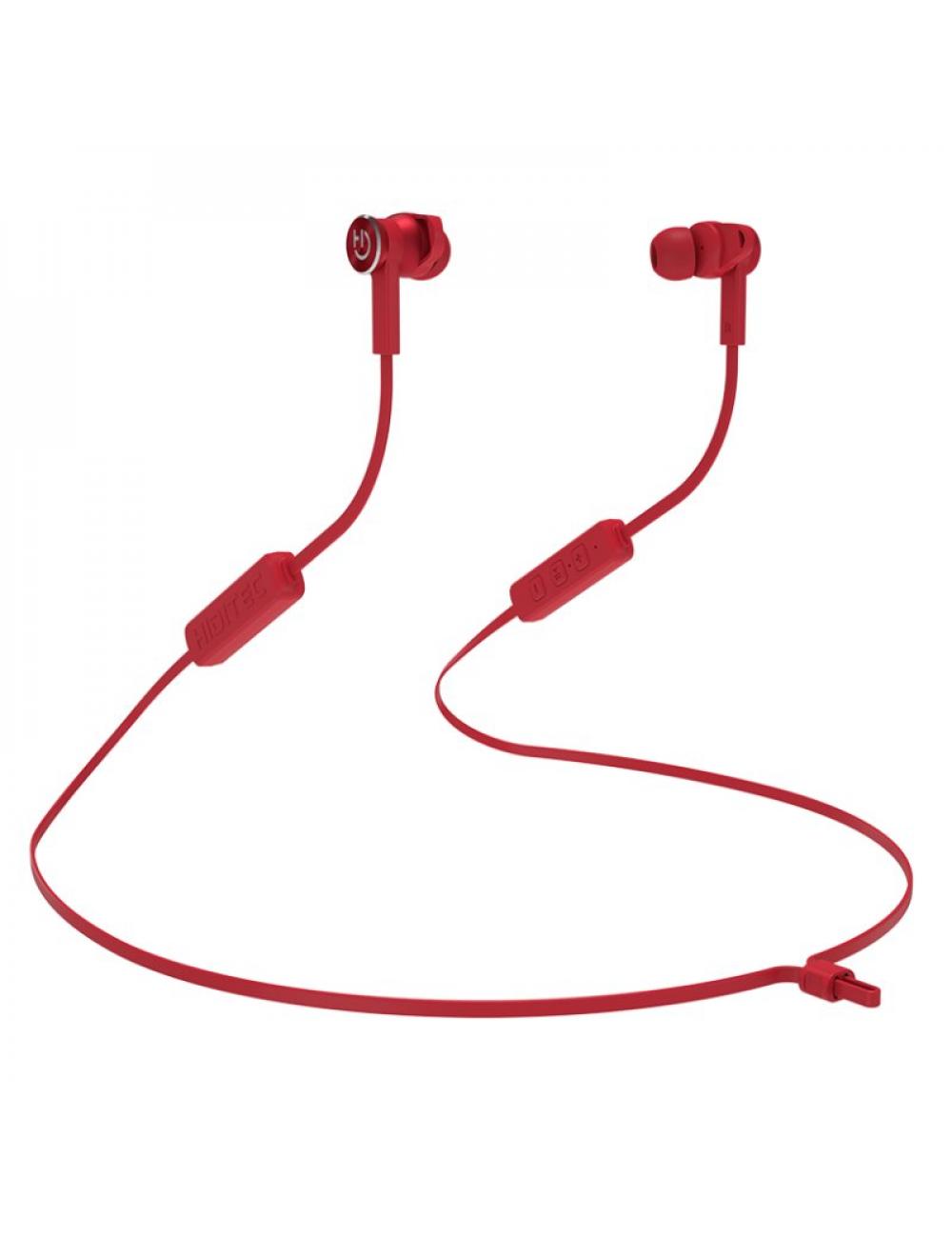 Hiditec auricular+mic aken bt4,2 earfix red