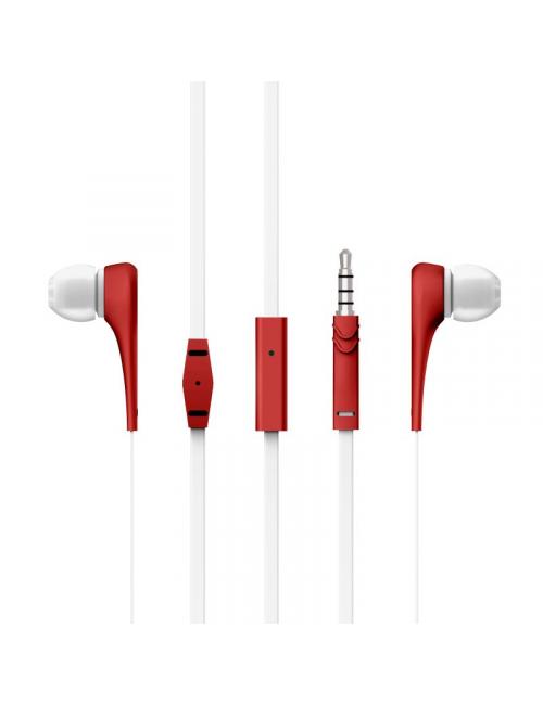 Energy sistem auricular intrauditivo style 1 rojo