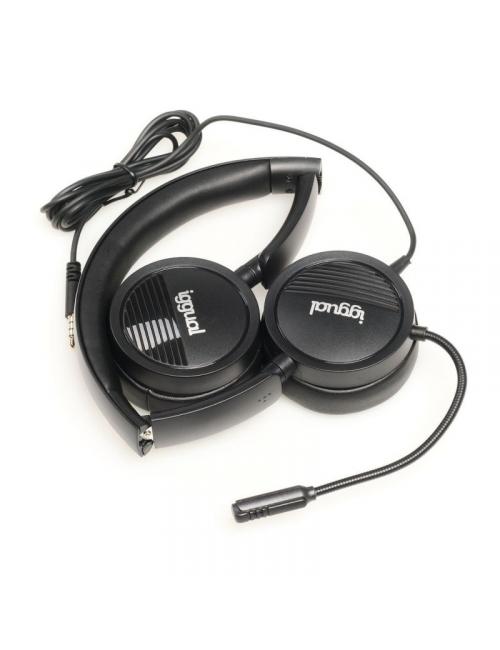 Iggual auriculares con micro dual tech usb/3,5 mm