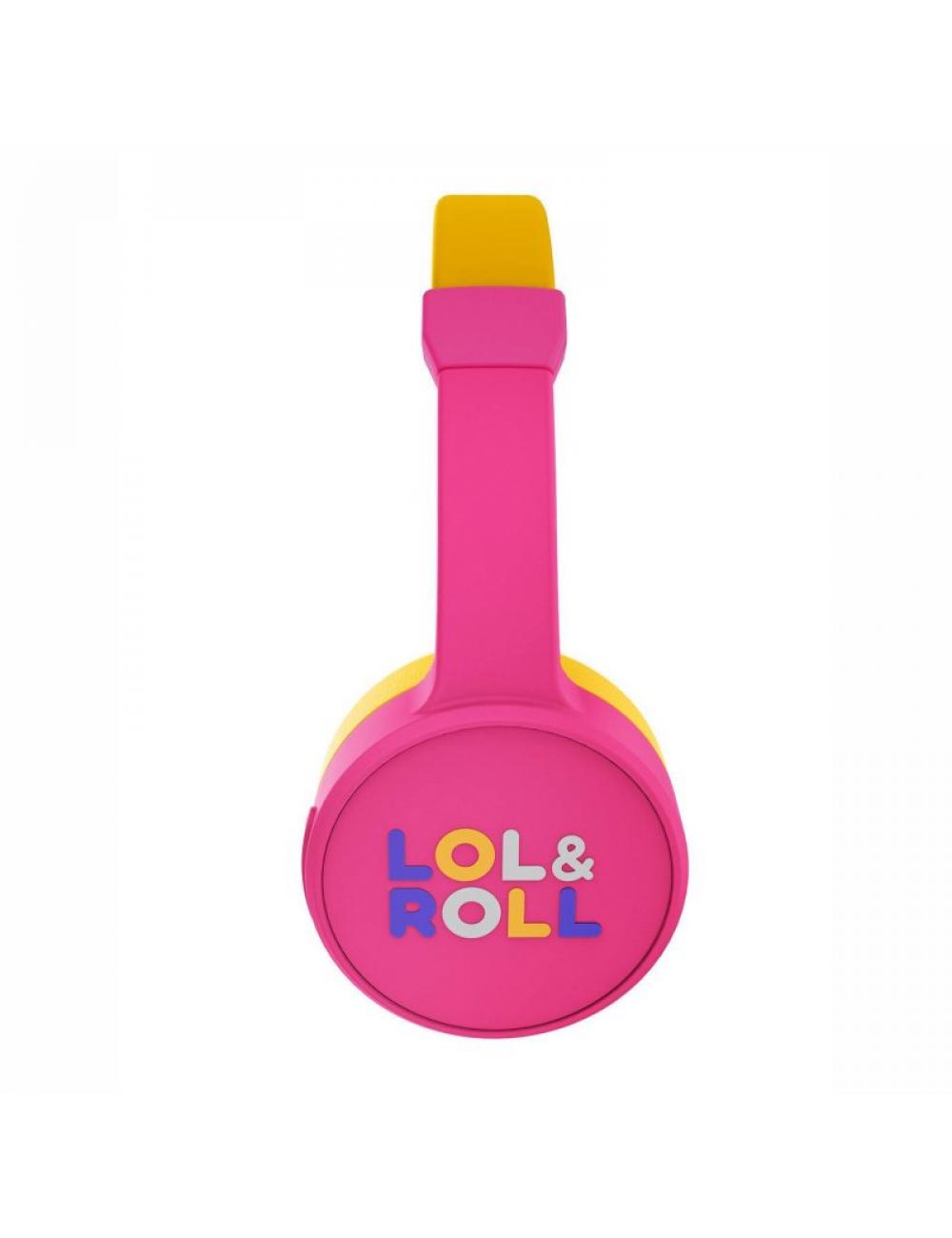 Energy lol&roll auriculares pop kids bt pink