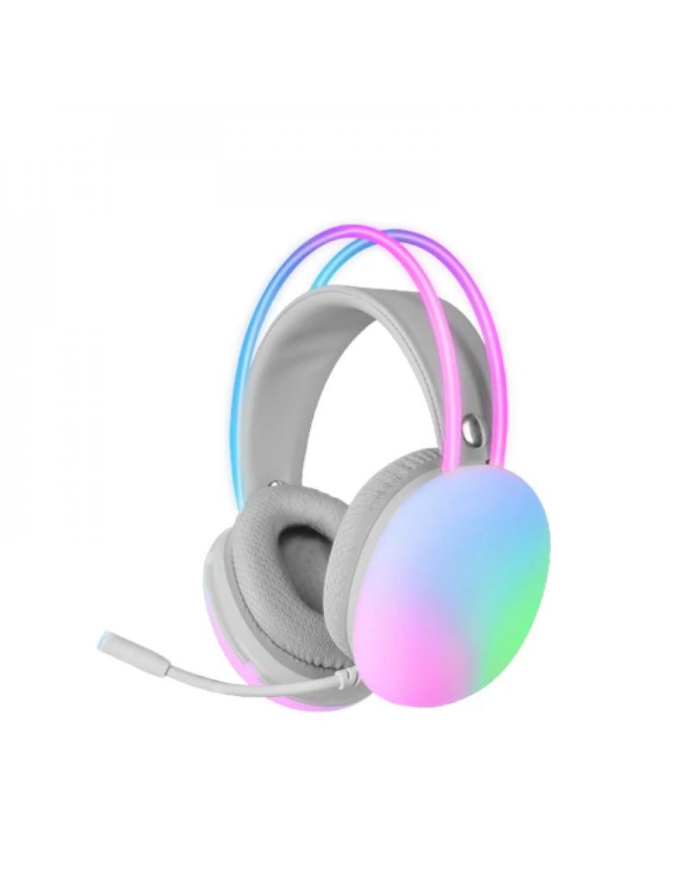Marsgaming auriculares mh-glow pc/ps4-5/xbox white